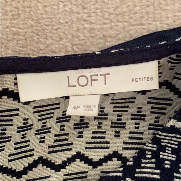 Petite Loft Midi Tie-Back Pleated Midi Dress - Picture 7 of 7